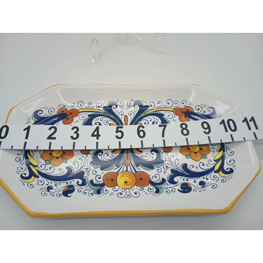 Nova Deruta Platter Tray Octagonal Rectangle Ricco Italy